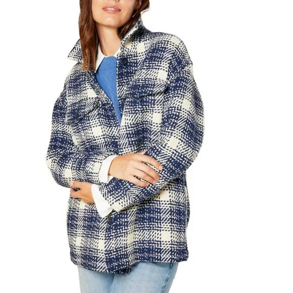 Outerknown Blue and White Plaid Jacket - Picture 5 of 11